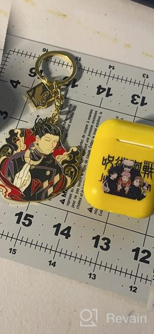 img 1 attached to 🔑 Stylish Anime Jujutsu Kaisen Figure Keychains: Must-Have Men's Accessory review by Clarence Calcara