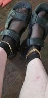 img 1 attached to 📿 Dcfywl731 Custom Name Initial Anklet Bracelets: 18K Gold Figaro Cuban Link Anklet Bracelet for Women & Men review by Mark Hobbs