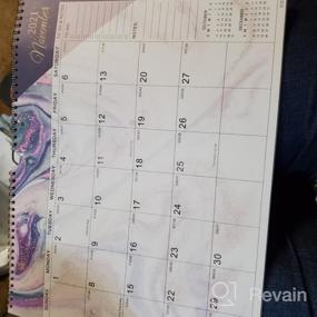 img 5 attached to Stay Organized In 2022 With Our Twin-Wire Bound Wall Calendar - January To December With Julian Dates!