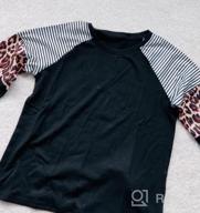 img 1 attached to Cute And Cozy: EVALESS Long Sleeve Shirts For Girls - Striped Tops With Plain Pullovers And Crewnecks review by Kevin Garcia
