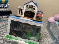 img 1 attached to DIY Miniature Dollhouse Kit 1:24 Scale Beachside Bungalow With Furniture And Dust Proof - Great Handmade Crafts Gift For Birthday Thanksgiving Christmas review by Phanikumar Larsen