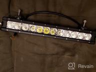 img 1 attached to Powerful And Durable Off-Road LED Light Bar By Nilight - 16 Inch, Flood Spot Combo Beam, 7200LM, IP68, 5 Years Warranty review by Collin Donahue