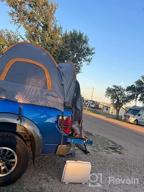 картинка 1 прикреплена к отзыву Orange JoyTutus 2 Person Waterproof PU2000Mm Double Layer Pickup Truck Bed Tent, Portable 5.5'-6' Camping Preferred от Jose Baldwin