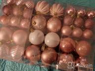img 1 attached to Deck The Halls With AOGU'S Shatterproof Gold Christmas Ball Ornaments Set - 86 Pcs Perfect For Trees, Garlands, Wreaths, Parties And Home Décor! review by James Lapa