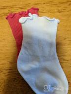 картинка 1 прикреплена к отзыву CozyWay Baby Girls Socks 6/12 Pack - Ruffle Ripple Edge, Turn Cuff Ankle Socks For Toddlers & Infants 0-12 Months To 1T-5T от Jesse Francilme