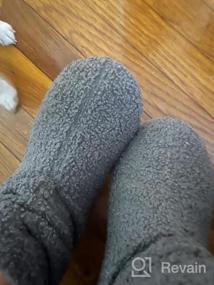 img 5 attached to LongBay Women'S Fur Bootie Slippers: Memory Foam House Shoes With Plush Fleece & Warm Curly Design