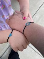 img 1 attached to MANVEN Bracelets Matching Heart Daughter review by Tabitha Anderson