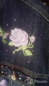 img 5 attached to 3 Pack Red Rose Embroidered Patches - Iron On/Sew On Applique For Women, Girls & Kids
