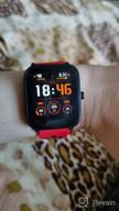 img 2 attached to Amazfit Bip U Smart Watch Fitness Tracker with 60+ Sports Modes, 9-Day Battery Life, Blood Oxygen Monitor, and Water Resistance for Men and Women - Compatible with iPhone and Android Phones (Black) review by Lorz Batan ᠌