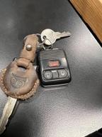 img 1 attached to Premium Handmade Warranty Men's Keyrings & Keychains by Hide Drink Accessories review by Aaron Wilson