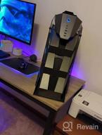 img 1 attached to Vetroo MESH6 Gaming Case - 6X ARGB Fans, Mesh Front & Tempered Glass Panel, Mid Tower ATX For Optimal PC Cooling review by John Douglas