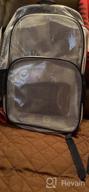 img 1 attached to Heavy Duty Mygreen Stadium Approved Backpack For 15.6 Laptop - Clear review by Mike Cooper