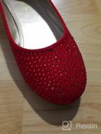 img 1 attached to DREAM PAIRS Sparkling Glitter Ballerina Girls' Shoes - Perfect for Flats review by Travis Karren