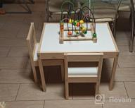 img 3 attached to 👧 IKEA Kids Table Set with 2 Chairs in White review by Mohd Taufik ᠌