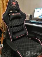 img 1 attached to Computer chair COUGAR ARMOR One EVA gaming chair, upholstery: imitation leather, color: black/pink review by Mateusz Boguszewski ᠌