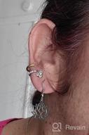 img 1 attached to 🏻 Hypoallergenic Surgical Steel Huggie Hoop Earring - Small Cubic Zirconia - Unisex Design - Available in Gold, Silver, Rose Gold, Black, Rainbow - Sizes 6mm to 12mm - Safe for Sensitive Ears review by Ryan Lindstrom