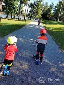 img 6 attached to 6 в 1 комплект защитного снаряжения для молодежи: защитные наколенники Gonex для детей, налокотники и защитные наручники - идеально подходит для скейтбординга, катания на роликах, велосипедах, самокатах и велосипедах.