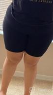 img 1 attached to Stay Comfortable And Stylish With UBFEN'S High Waisted Compression Yoga Shorts With 3 Handy Pockets! review by Cathy Young