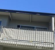 картинка 1 прикреплена к отзыву SUNLAX 3'X16' Dark Grey Balcony Privacy Screen Fence Windscreen Cover Fabric Shade Netting Mesh Cloth With Grommets UV Protection For Patio, Backyard, Porch, Railing Shield 90% от Bill Gomez