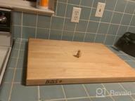 img 1 attached to Reversible Cherry Wood Edge Grain Cutting Board By John Boos - 20" X 15" X 1.5 review by Bobby Aghetoni