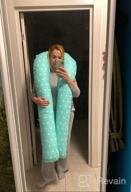 img 2 attached to Marine Moon Maternity Pillow - U Shaped Cooling Body Pillow for Pregnant Women With Back Pain, Jumbo Size 65in Long and a Jersey Cover Included, White review by Agata Olszewska ᠌