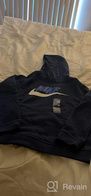 img 1 attached to 🔵 Black Nike Sportswear Active Pullover Hoodie - Boys' Clothing review by Fernando Marshall