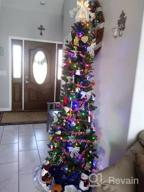 img 1 attached to 6Ft Prelit Christmas Tree With 240 Lights - Perfect For Home, Office & Party Decorations! review by Derrick Villarreal