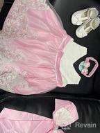 img 1 attached to LZH Princess Bowknot Birthday Wedding Girls' Clothing review by Robert Hines