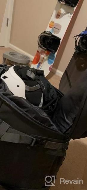 img 1 attached to Sklon Ski Boot Bag Backpack: The Versatile And Stylish Solution For Carrying Skiing And Snowboarding Gear review by Carlos Damain