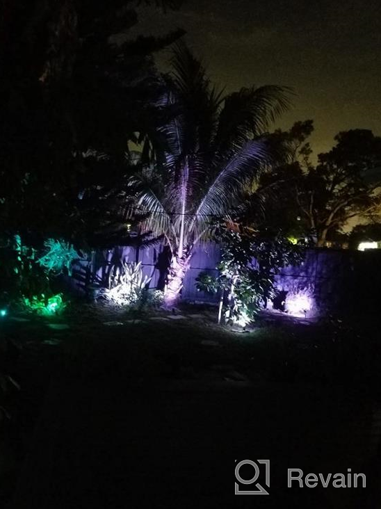 img 1 attached to Transform Your Yard With ZUCKEO'S 10-Pack RGB Color Changing Landscape Lighting – Remote Control, Waterproof And Easy To Install! review by Jeremiah Whiteley