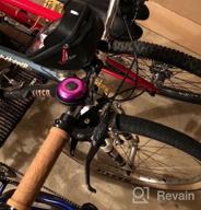 img 1 attached to Loud Aluminum Bicycle Bell For Adults Kids Girls Boys - REKATA Bike Bell review by Frank Garahana