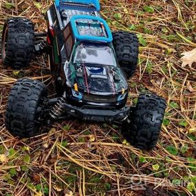 img 7 attached to 16889 HAIBOXING Remote Control Car: 1:16 Scale 2.4Ghz RTR RC Monster Truck, 4X4 Off Road Waterproof Toy With 2 Batteries For 35+ Mins Playtime - Perfect For Kids And Adults, Speeds Up To 36KM/H