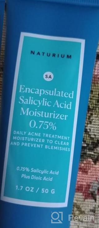 img 1 attached to Daily Blemish Treatment Moisturizer With 0.75% Encapsulated Salicylic Acid And Dioic Acid - 1.7 Oz By Naturium review by Kevin Farmer