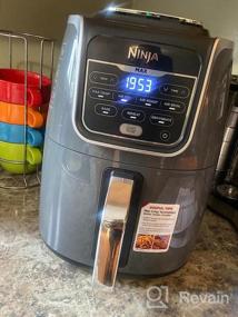 img 8 attached to Compact Grey 2 Quart Ninja AF080 Mini Air Fryer With Nonstick Coating And Quick Set Timer For Effortless Cooking