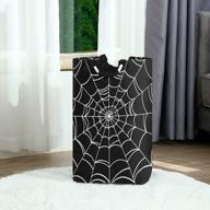 halloween-themed 50l foldable laundry hamper with spider design & waterproof material - perfect for organizing clothes, toys & more! logo