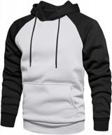 👕 toloer men's hoodies: stylish solid color pullover for casual sports outwear логотип