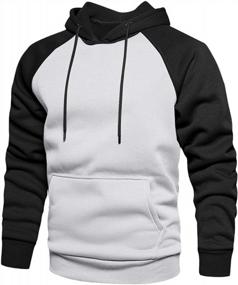 img 4 attached to 👕 TOLOER Men's Hoodies: Stylish Solid Color Pullover for Casual Sports Outwear