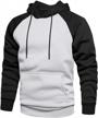 👕 toloer men's hoodies: stylish solid color pullover for casual sports outwear logo