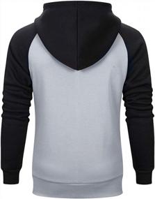 img 3 attached to 👕 TOLOER Men's Hoodies: Stylish Solid Color Pullover for Casual Sports Outwear