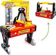 toysery kids power tool set - hammer, screwdriver, bolt and nut - durable educational toy materials for ultimate fun logo
