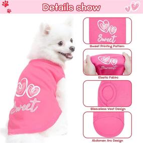 img 2 attached to 🐾 Pet T-Shirt Small Dog Cat Vest Clothes Prince Fashion Puppy Costumes for Chihuahua Yorkshire Terrier