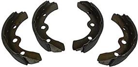 img 1 attached to 🔝 High-Quality (4) EZGO Brake Shoes for the Marathon/Txt/Medalist Golf Cart (1987-1996)