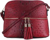 sg sugu crocodile lightweight crossbody women's handbags & wallets ~ crossbody bags logo