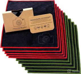 img 4 attached to 🧽 Clean & Clear Microfiber Cleaning Cloth [10 Pack] - Premium Cloth for Camera Lens, Glasses, Screens & All Lens