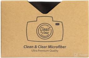 img 2 attached to 🧽 Clean & Clear Microfiber Cleaning Cloth [10 Pack] - Premium Cloth for Camera Lens, Glasses, Screens & All Lens