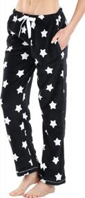 img 4 attached to Women'S Fleece Pajama Pants With Pockets By PajamaMania