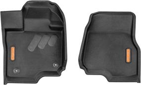 img 4 attached to BaseLayer - Front Floor Liner Mats For Ford F150 (2015-2022) SuperCab