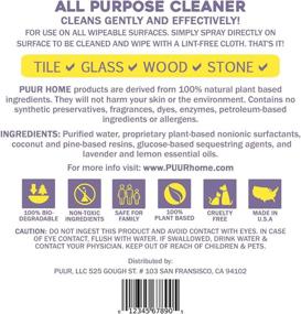 img 2 attached to 🍋 Puur Home: Natural All-Purpose Cleaner with a Lemon Lavender Scent - Pet Safe, Baby Safe, and Incredible Value!