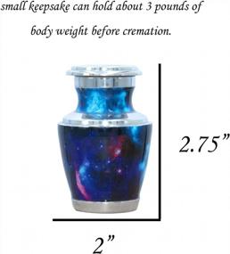 img 1 attached to Celestial Remembrance: Personalized Cosmic Cremation Urns For Human Ashes