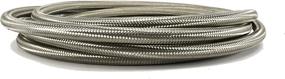 img 2 attached to 🚗 Kraken Automotive - 8AN Stainless Braided Hose (10 Feet) for Versatile Fuel, Oil, Coolant, and Air Applications